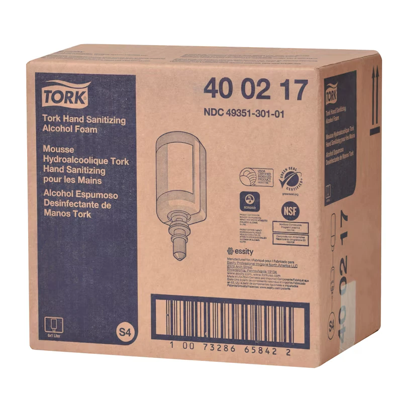 Tork Hand Sanitizing Alcohol Foam, 6 x 1L